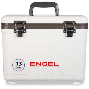 13 Quart Drybox / Cooler: White