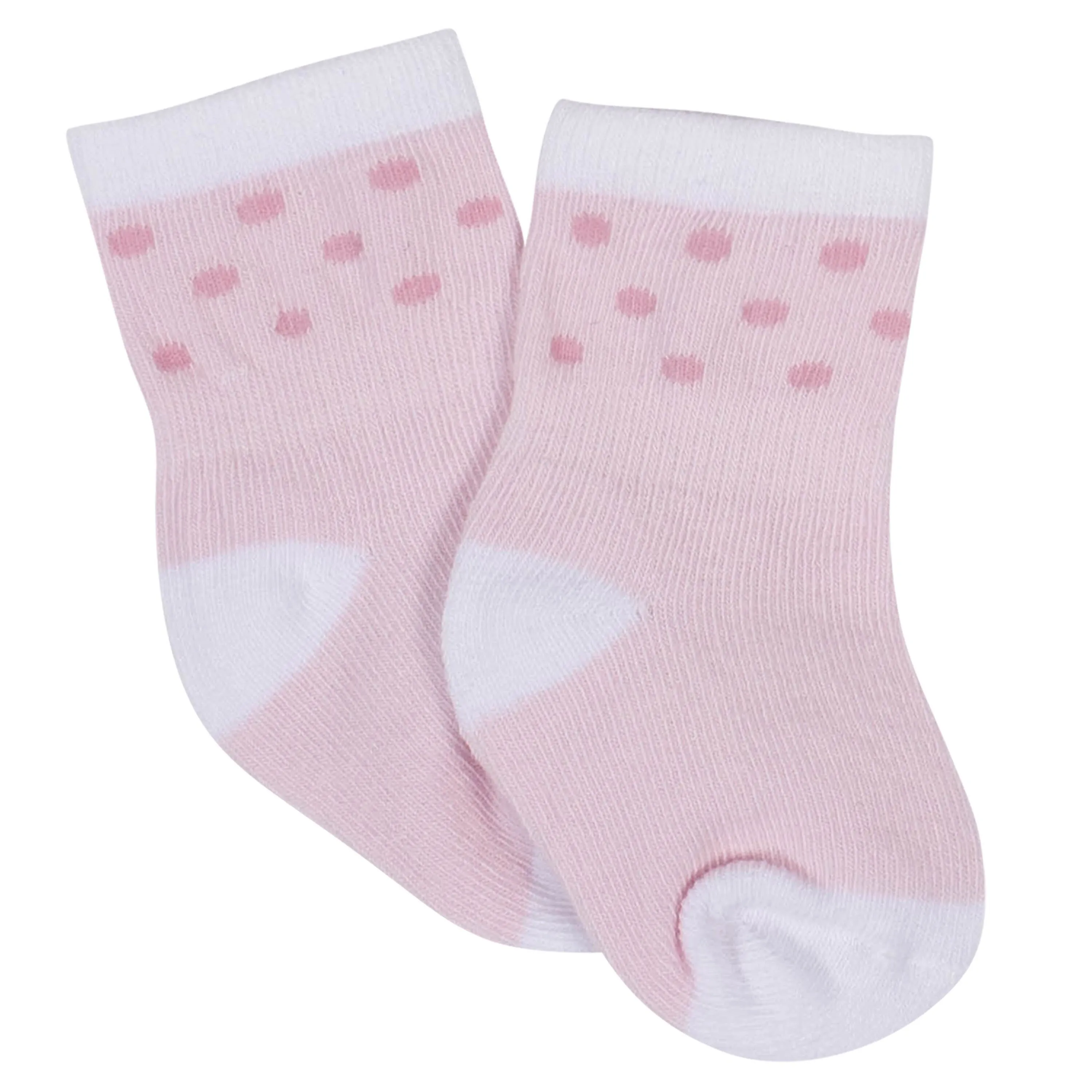 8-Pack Girl's Princess Wiggle Proof® Jersey Crew Socks