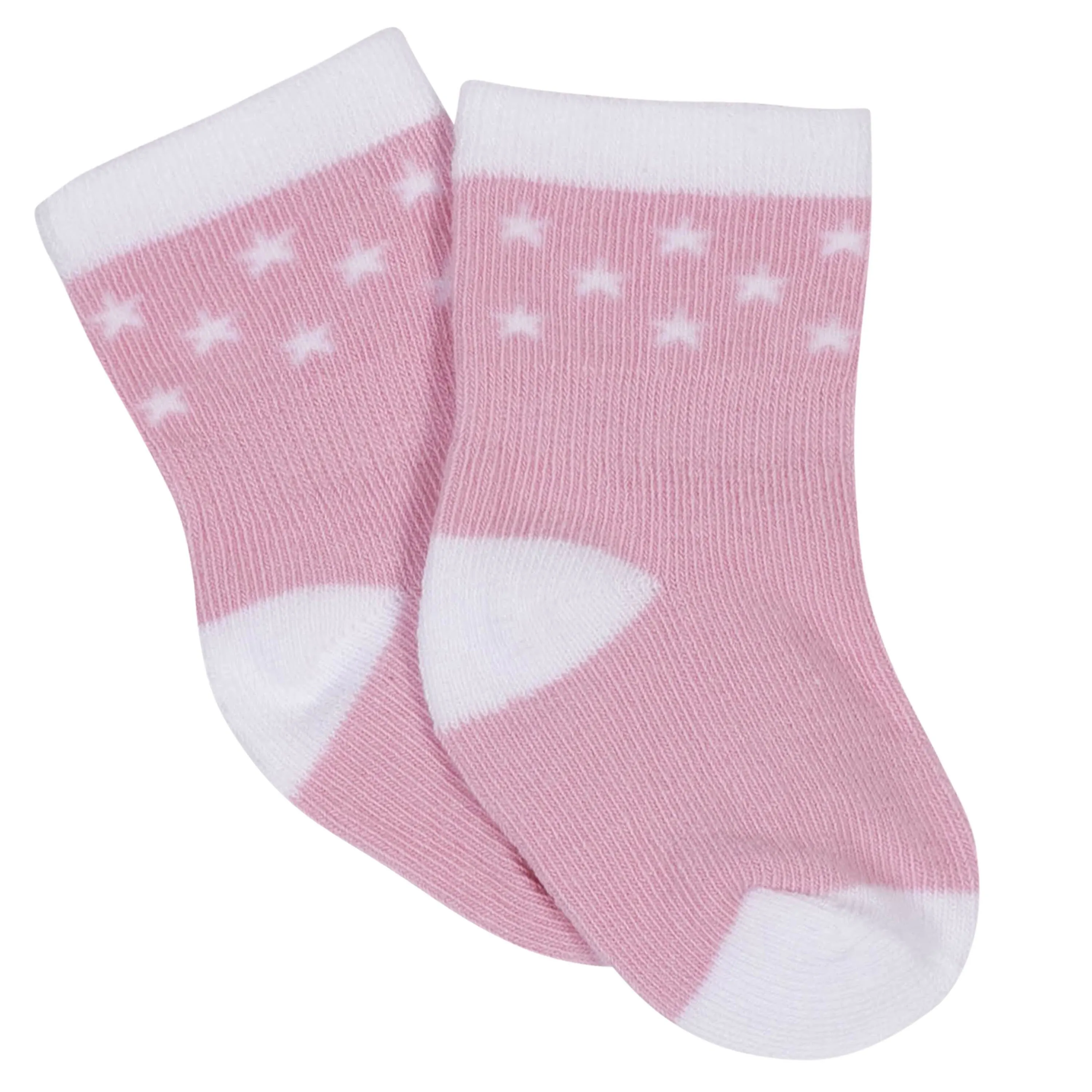 8-Pack Girl's Princess Wiggle Proof® Jersey Crew Socks