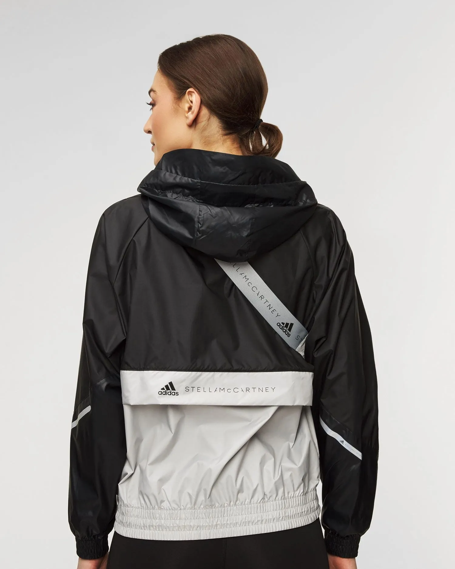 adidas by Stella McCartney Casual Jackets 'Black Grey' H62016