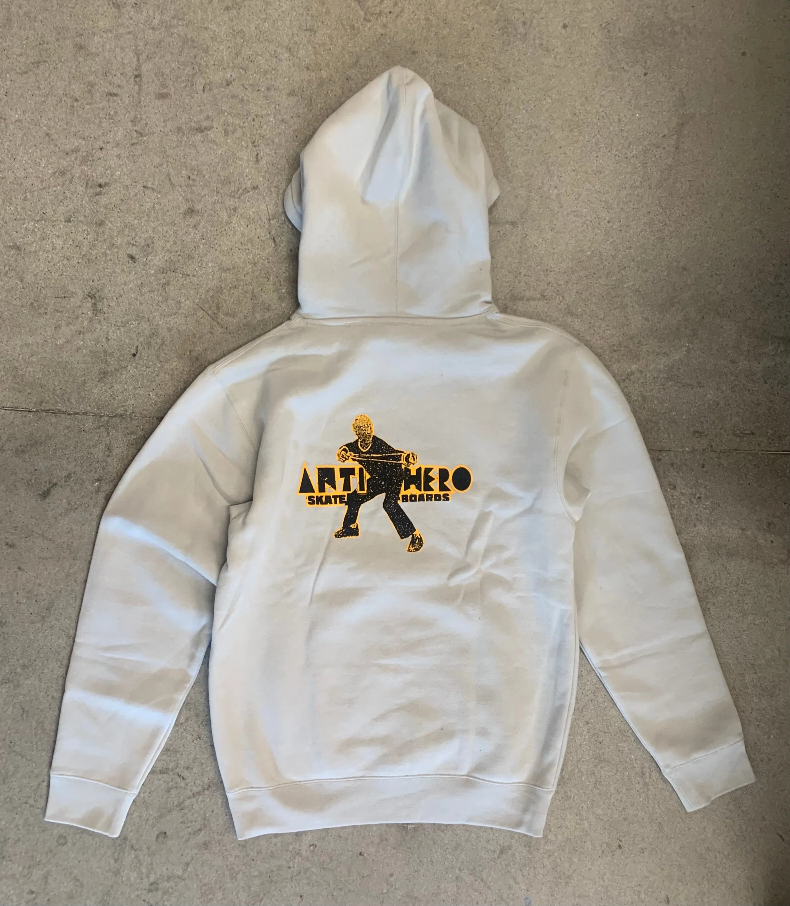 Antihero Slingshot II Hoodie Smoke w/Black & Gold