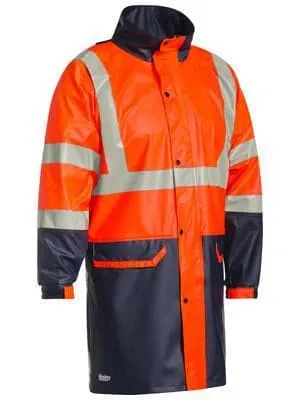 Bisley Workwear Taped Hi Vis Rain Coat (Waterproof) BJ6935HT