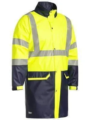 Bisley Workwear Taped Hi Vis Rain Coat (Waterproof) BJ6935HT