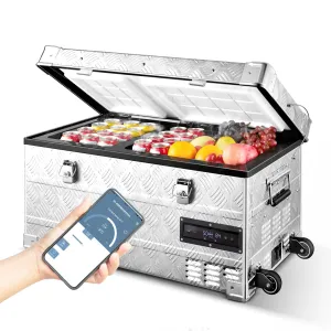 BODEGAcooler 45Quart/42L AL42 Dual Zone Portable Car Fridge