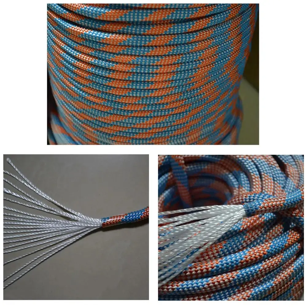 Climbing Rope  Emergency Rope 10m/20m/30m/50m Wear Resistant 9mm Diameter High Strength