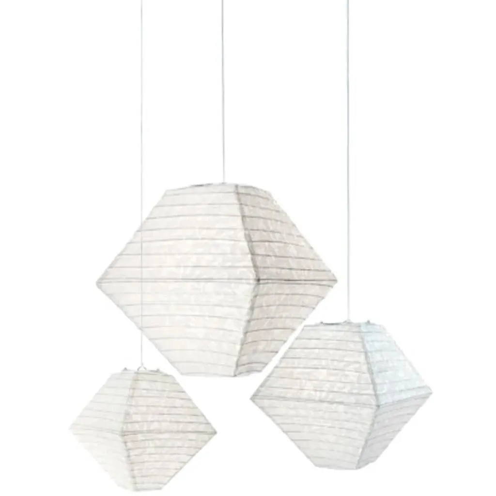 David Tutera Illusion Trapezoid Lace Paper Lanterns 3 pieces