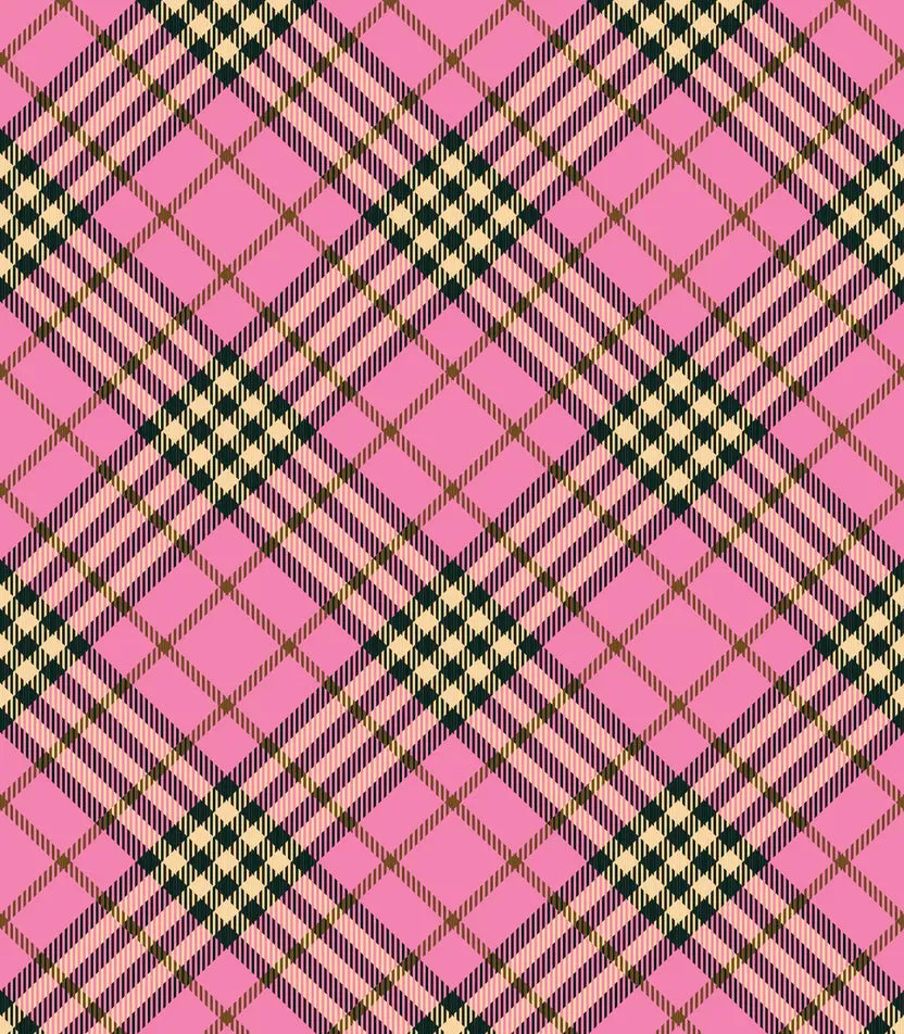 HocSocx ShowSocx - Pink Party Plaid