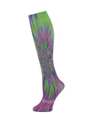 HocSocx ShowSocx - Psychedelic Green/Fuchsia