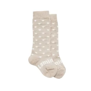 Lamington Knee-High Merino Socks - Truffle