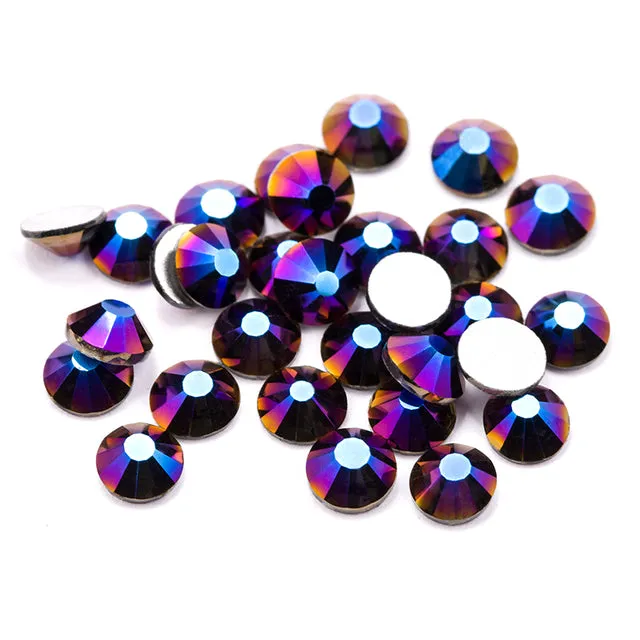 #SS20 Glass Rhinestone 1440pcs per pack- SS20 GLUE ON Flatback M-foiled NON-hotfix Crystal