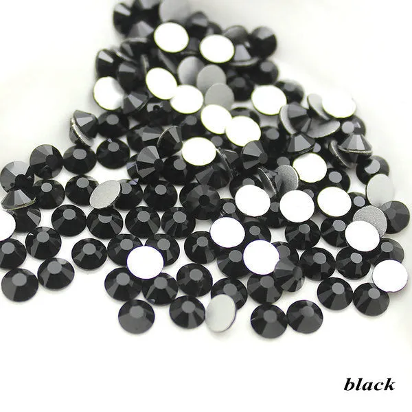 #SS20 Glass Rhinestone 1440pcs per pack- SS20 GLUE ON Flatback M-foiled NON-hotfix Crystal