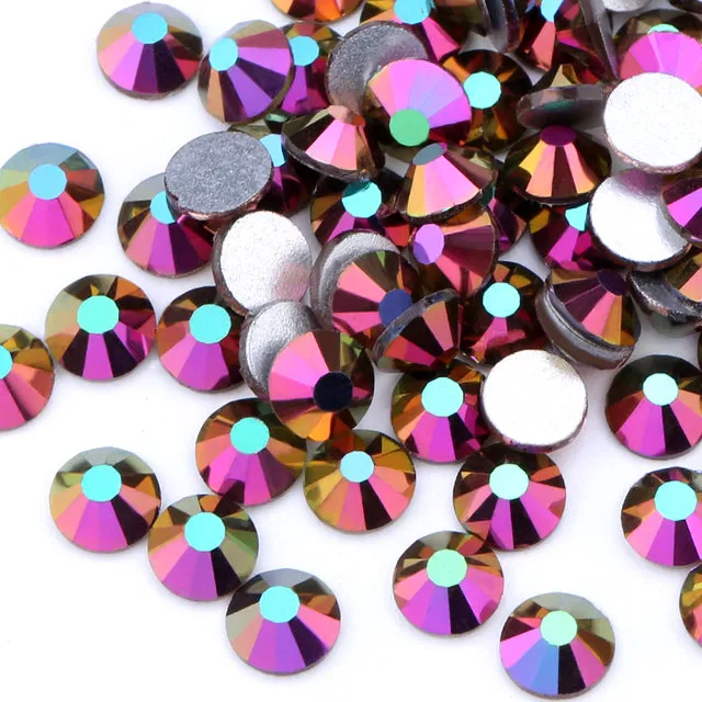 #SS20 Glass Rhinestone 1440pcs per pack- SS20 GLUE ON Flatback M-foiled NON-hotfix Crystal