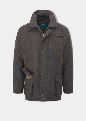 Surrey Waterproof Tweed Coat In Bramble - Shooting Fit